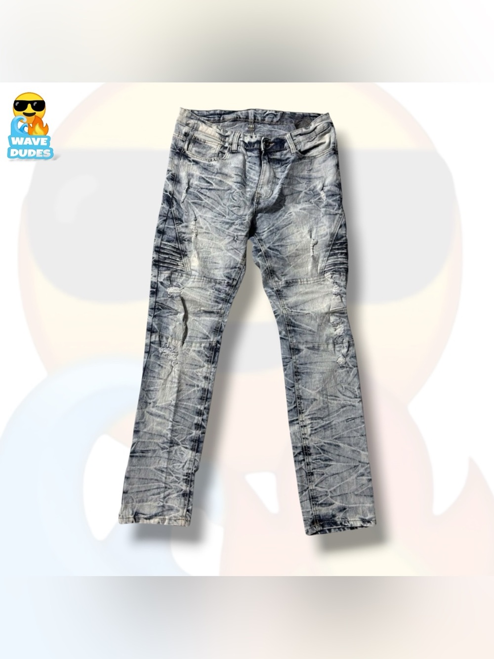 Men’s Southpole Bleach Dyed Denim Jeans